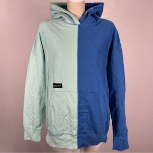 ❤️ Rare Raised By Wolves Two-Tone Hoodie in Blue and Mint Size M